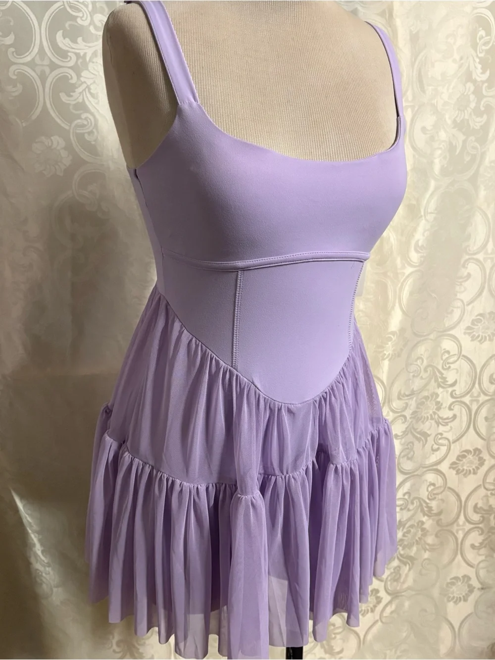 NWT- Derek Geart corset pirouette mini athletic  dress with skirts size m - Picture 10 of 16